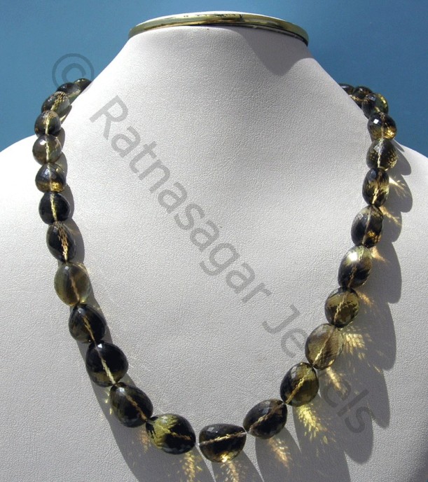 Bi-color Quartz Gemstone Beads