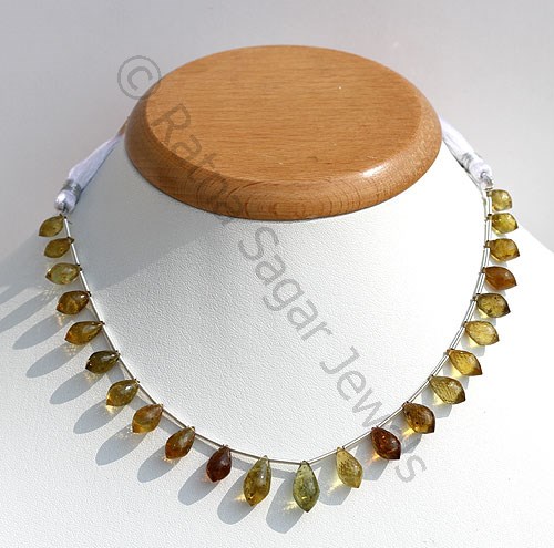 Grossular Garnet beads
